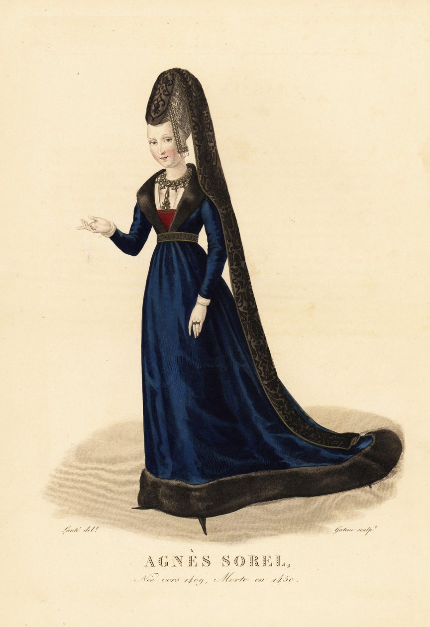Agnes Sorel af Georges Jacques Gatine