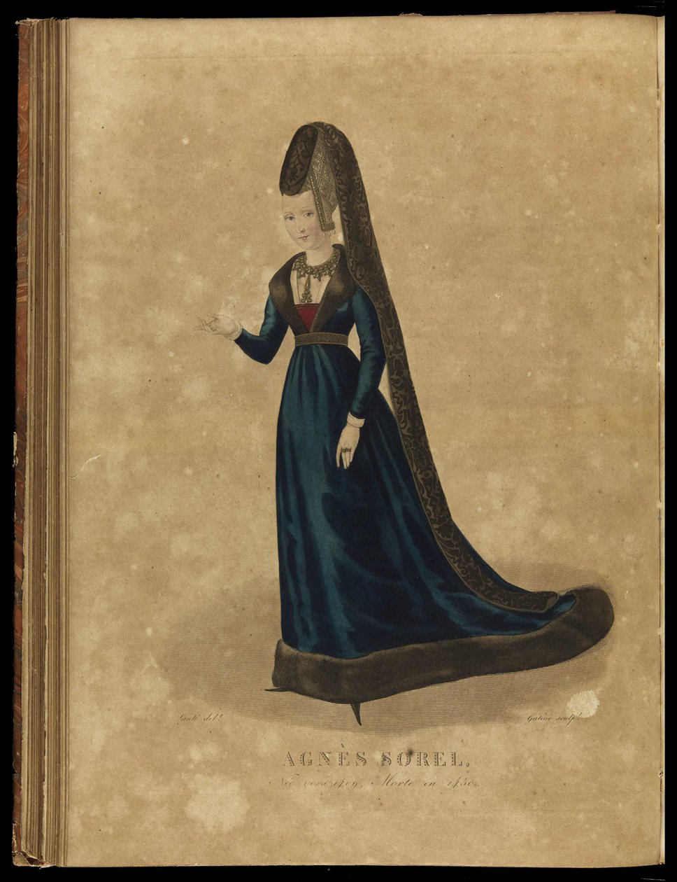 Agnès Sorel, slutningen af det 18. århundrede. af Georges Jacques Gatine