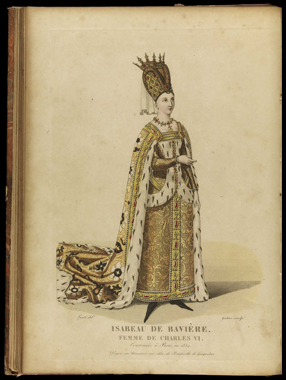 Isabeau af Bayern, dronning af Frankrig, slutningen af ​​det 18. århundrede. af Georges Jacques Gatine