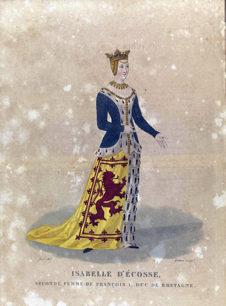 Isabella Stuart (Isabeau af Skotland af Georges Jacques Gatine