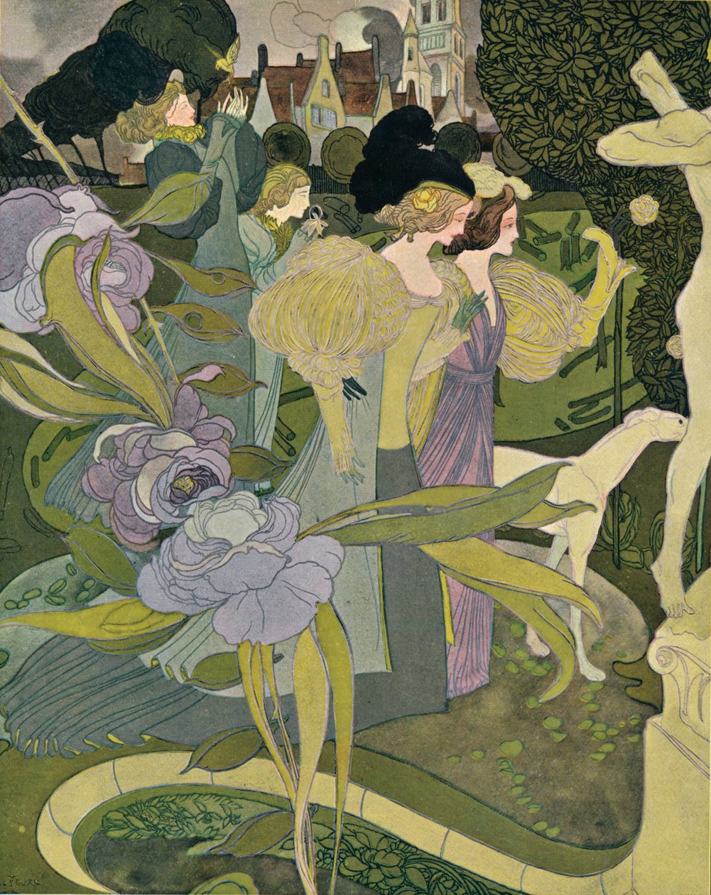 The Gardens of Armide, c1888-1898, 1898 af Georges Joseph van Sluijters