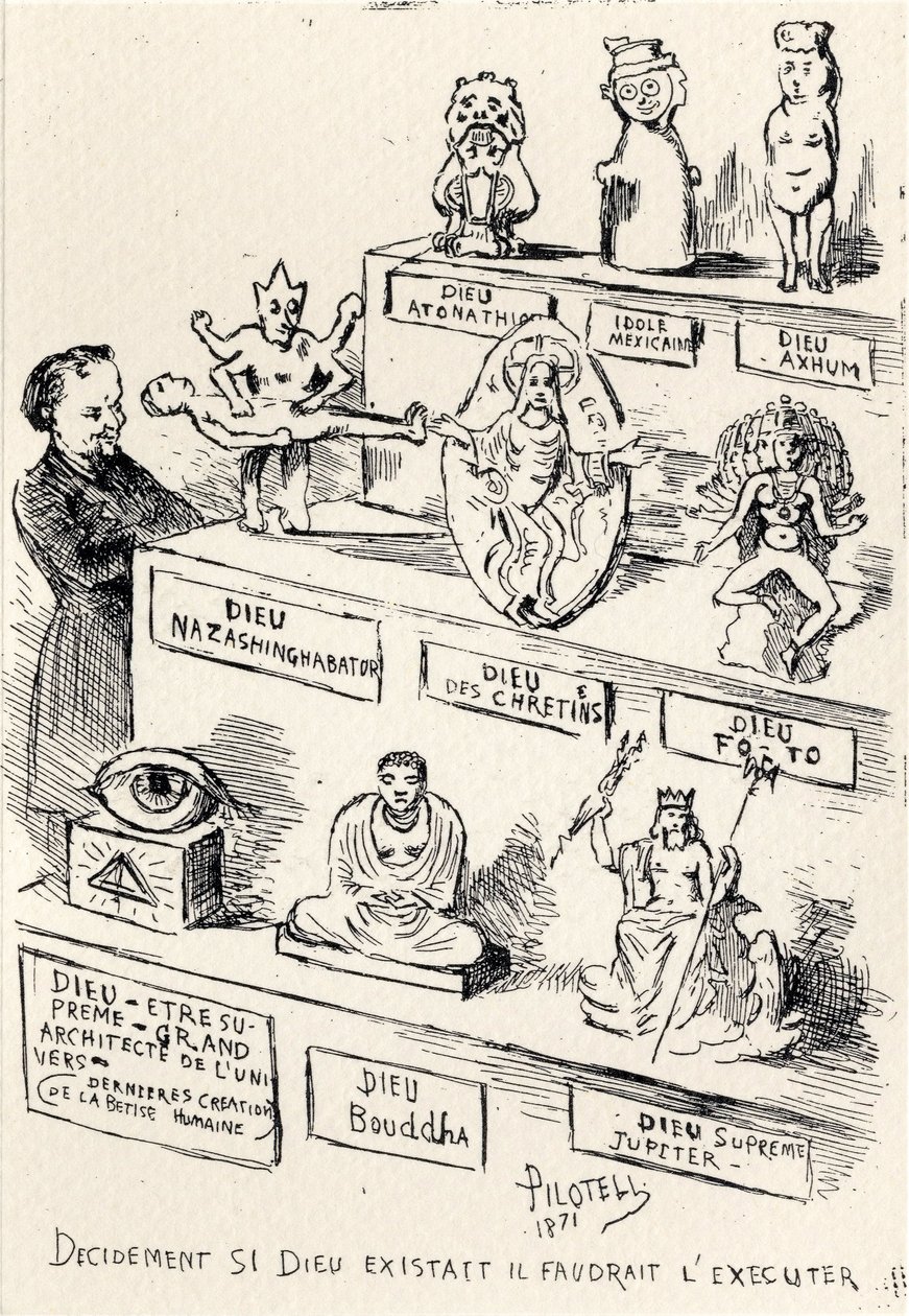 Pilotell, ""Hvis gud eksisterede, skulle den henrettes" af Georges Labadie Pilotell