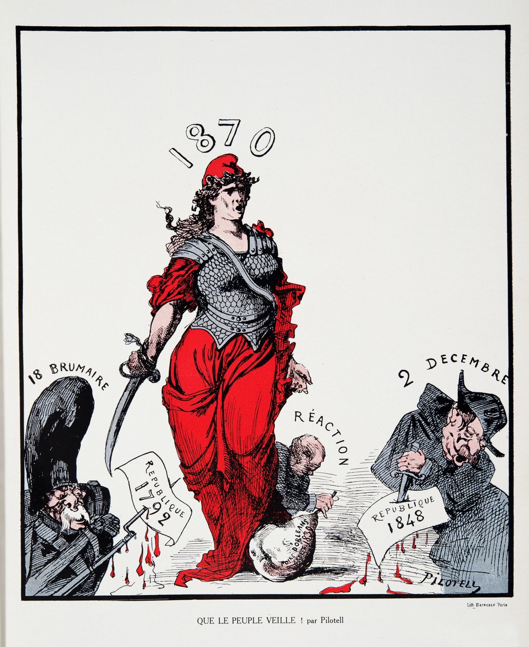 May the People Watch!, fra History of the Third Republic, Vol. I, Politisk Historie, udg. 1933 af Georges Labadie Pilotell