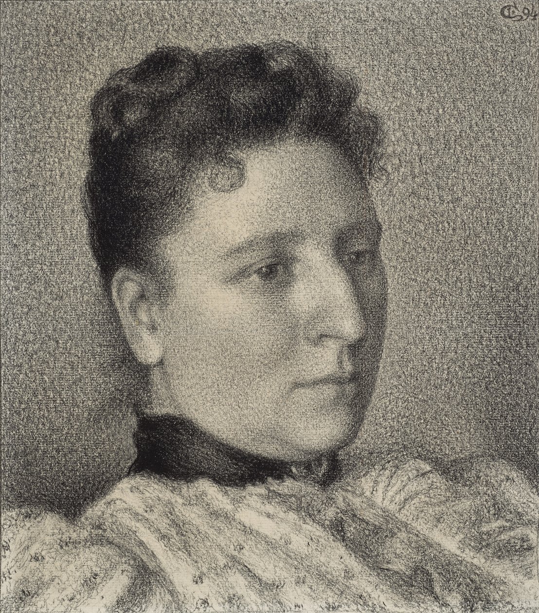 Portræt af Anna Boch, 1894 af Georges Lemmen