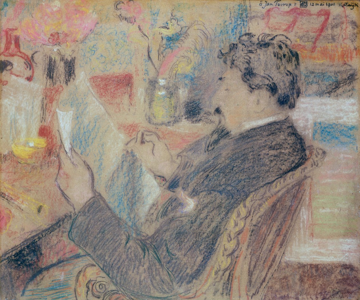 Portræt af en mand, 1901 af Georges Lemmen