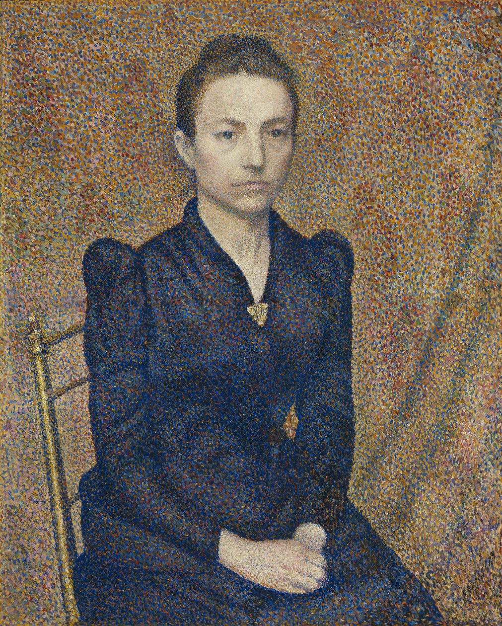 Portræt af kunstnerens søster, 1891 af Georges Lemmen
