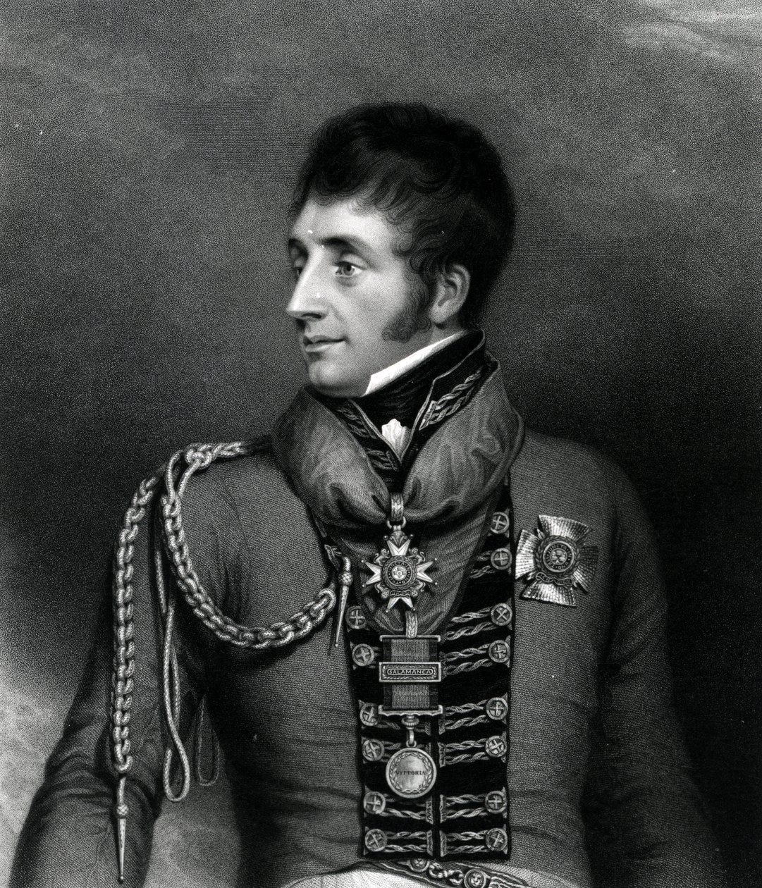 Generalmajor Den ærede Sir William Ponsonby, 1817 af Georges Maile