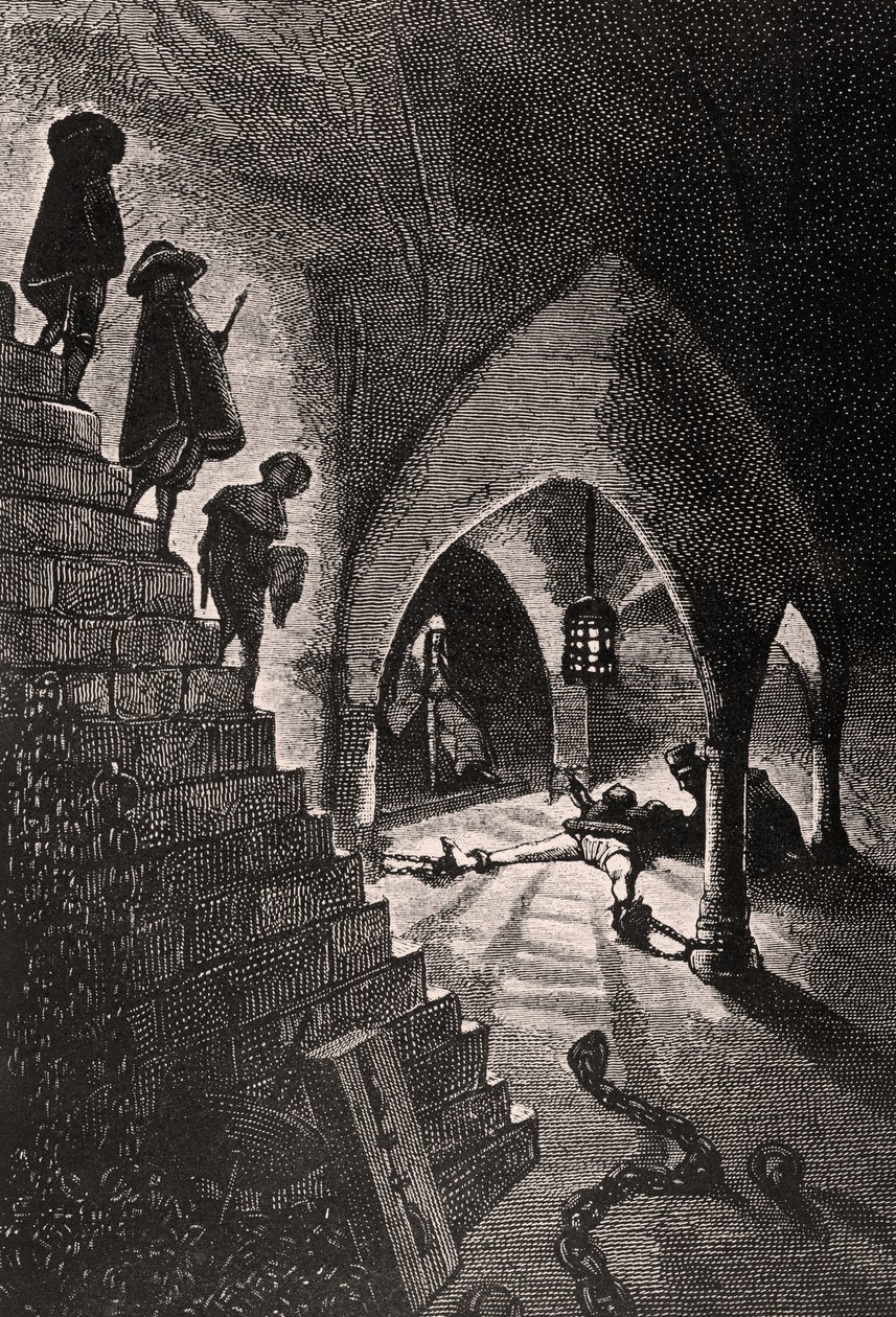 La Cave Pénale - illustration fra L