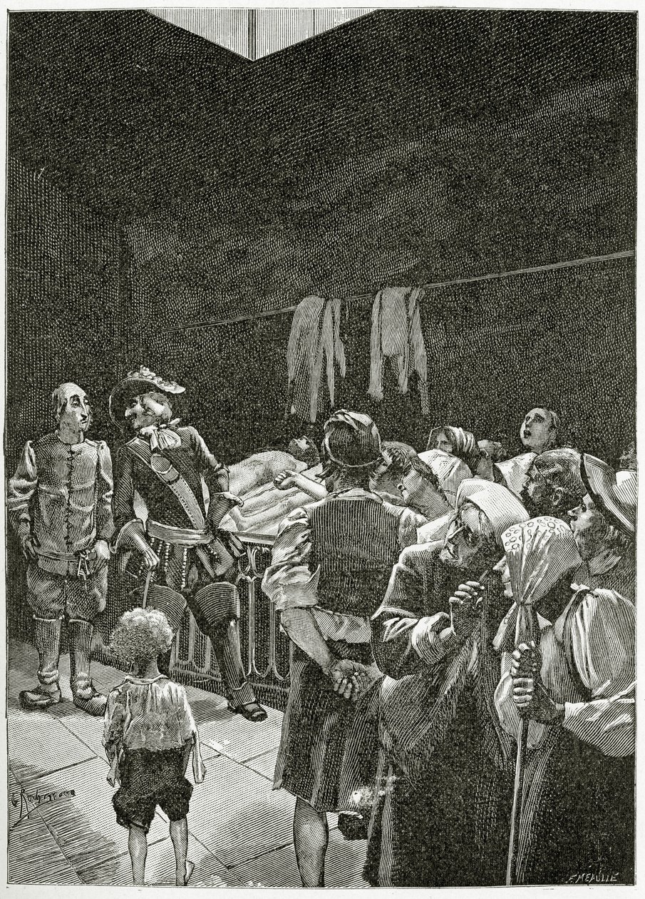 La Morgue - illustration fra Han d