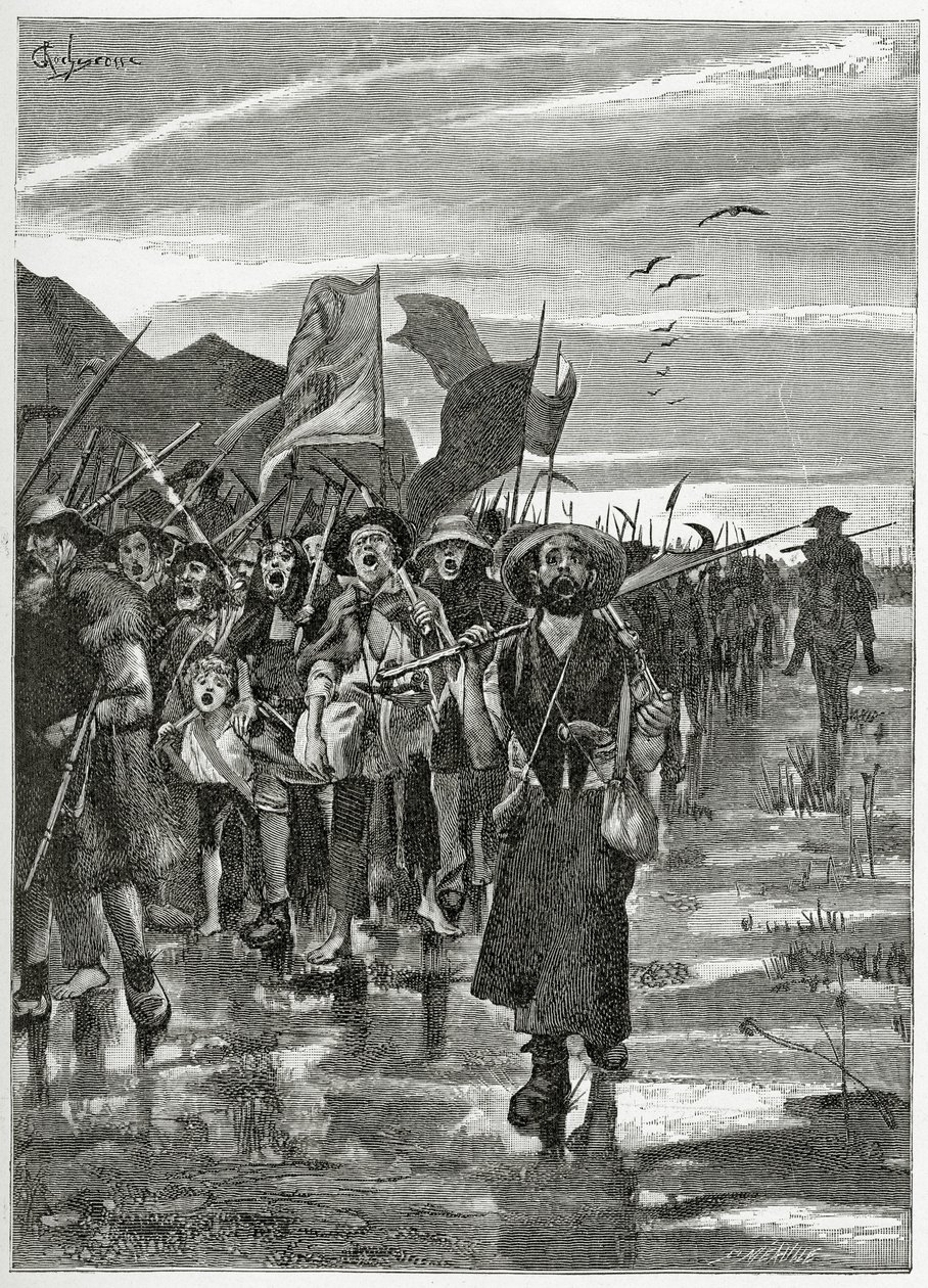 Le Torrent des rebelles - illustration fra Han d