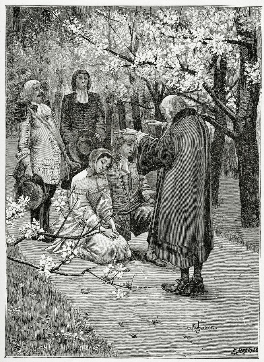 Ægteskab mellem Ethel og Ordener - illustration fra Han d
