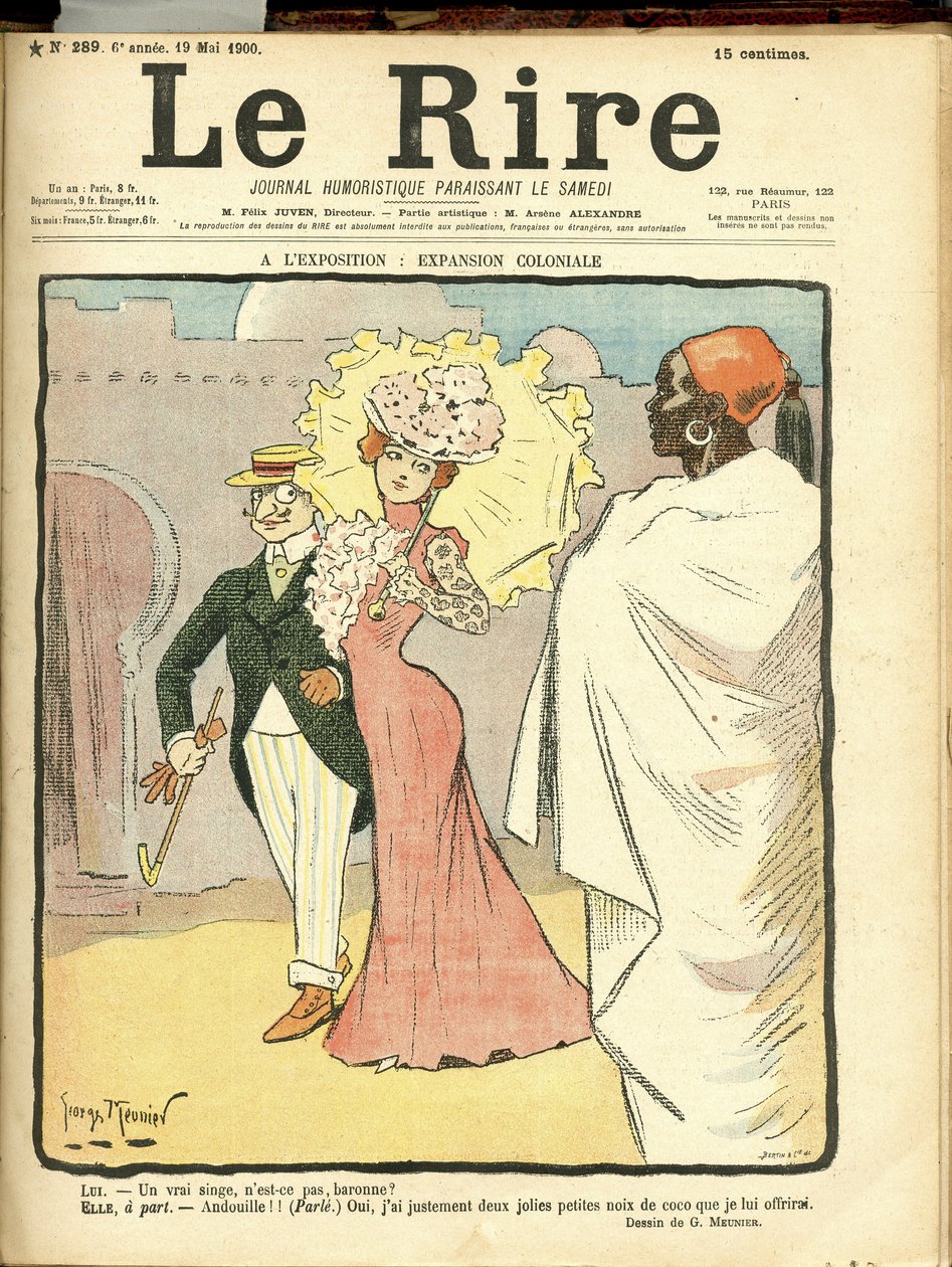 Illustration af Georges Meunier (1869-1934) til forsiden af Le Rire af Georges Meunier