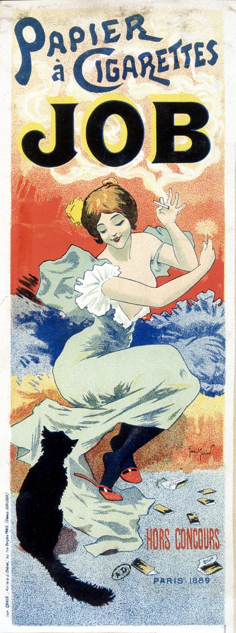 Plakat af "Job" cigaretpapir af Georges Meunier af Georges Meunier