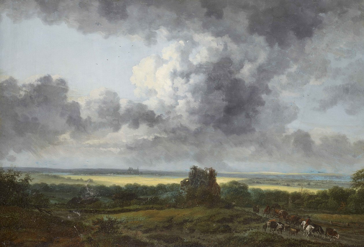 Fransk: Paysage, environs de Chartres af Georges Michel