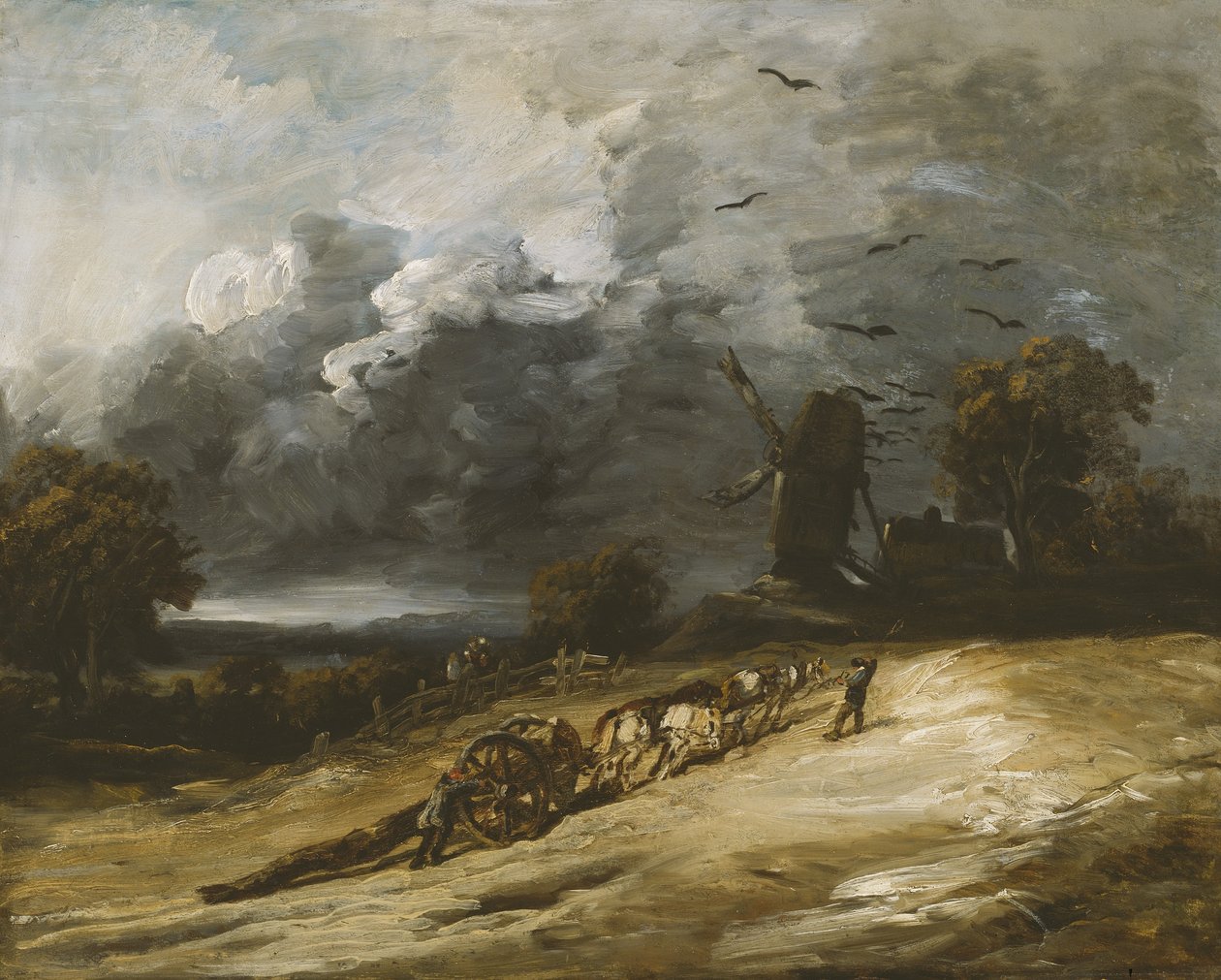 Stormen, 1814-30 af Georges Michel