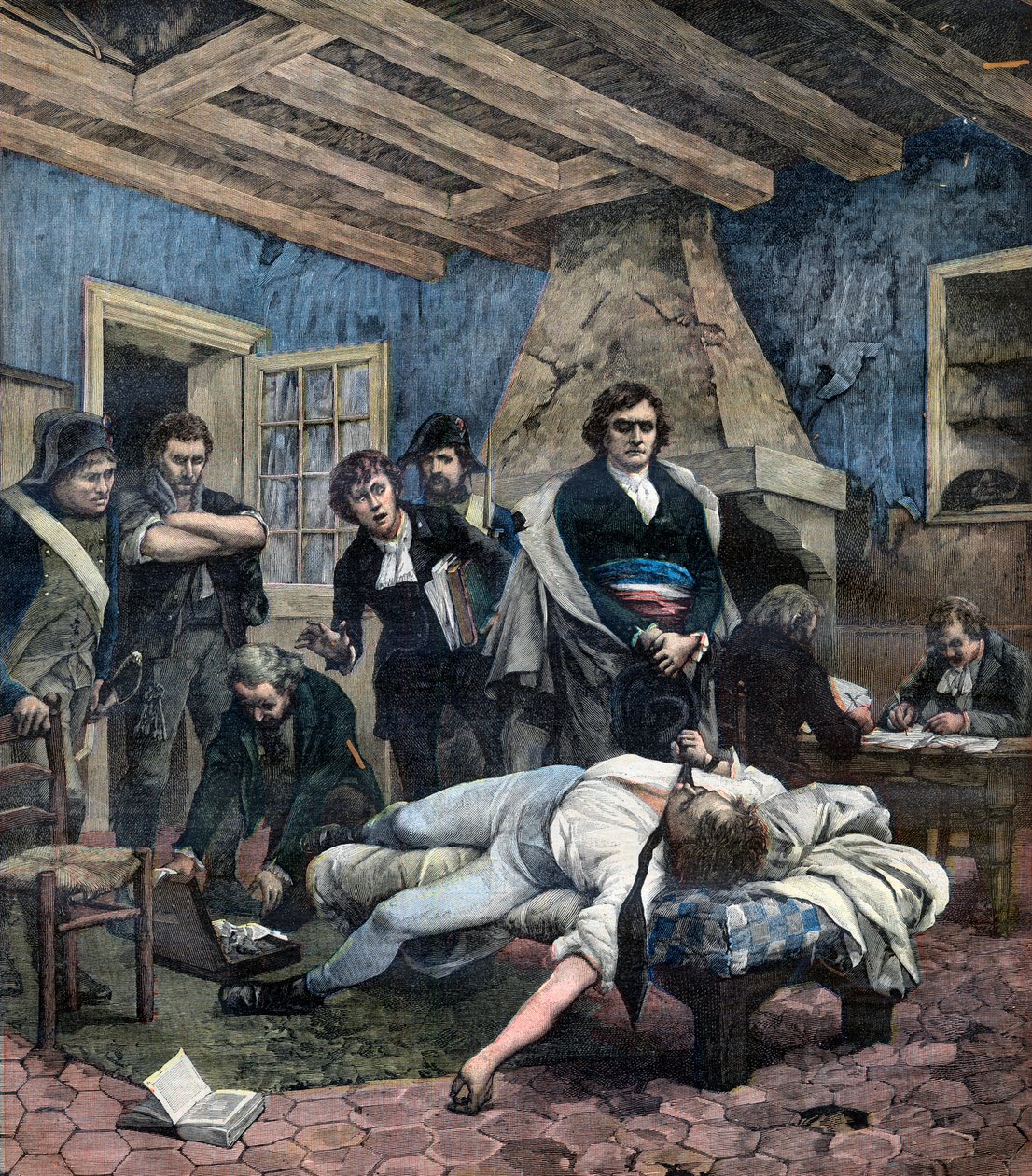 The Death of Charles Pichegrudani af Georges Moreau de Tours