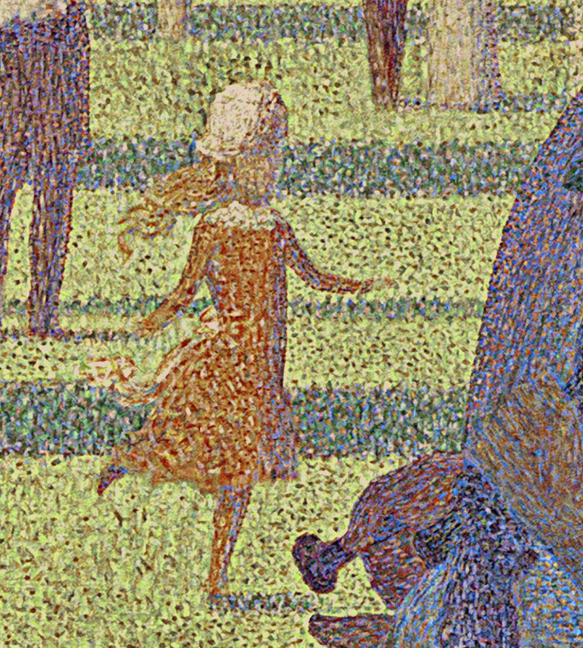 En søndag på La Grande Jatte, 1884-86 af Georges Pierre Seurat