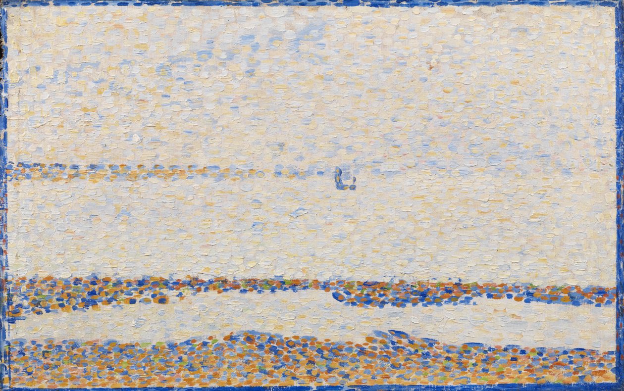 Strand ved Gravelines af Georges Pierre Seurat