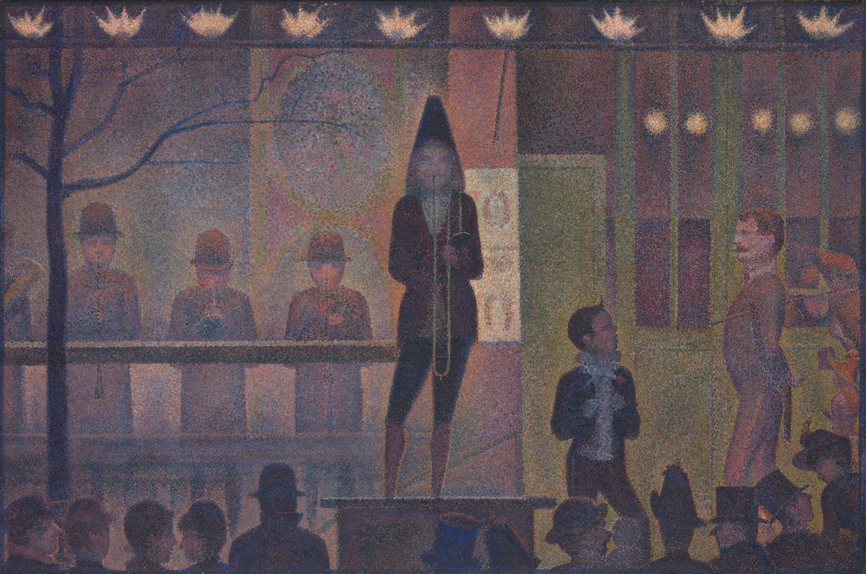 Cirkus Sideshow (Parade de cirque) af Georges Pierre Seurat