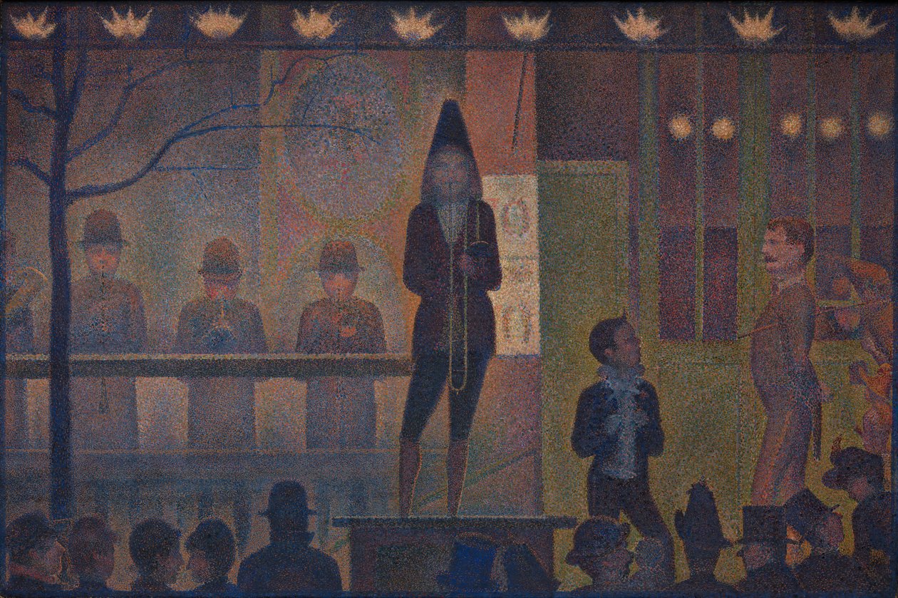 Cirkus Sideshow Parade de cirque, 1887-88. af Georges Pierre Seurat
