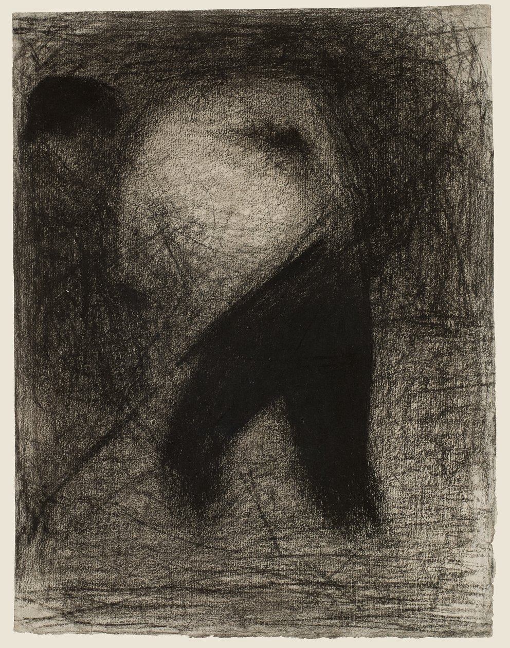 Hømager eller Stenbryder; Faneur af Georges Pierre Seurat