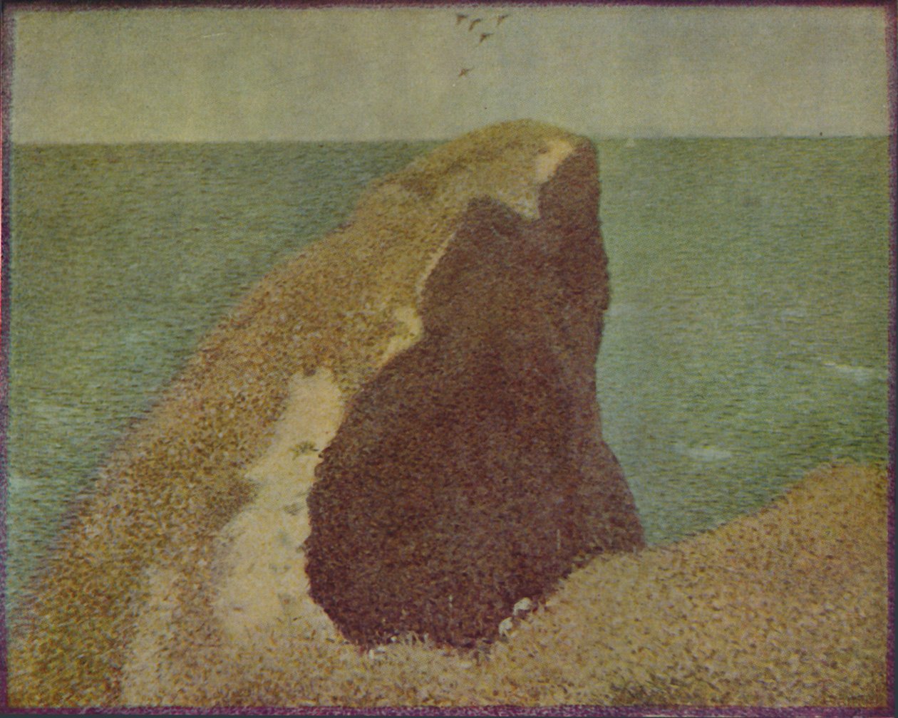 Bec Du Hoc, Grandcamp, 1885, 1937. af Georges Pierre Seurat