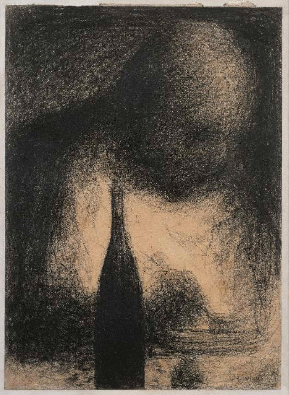 The Diner, ca. 1883-1884. af Georges Pierre Seurat