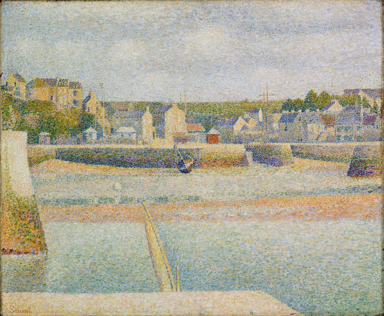 Port-en-Bessin: The Outer Harbor (lavvande) af Georges Pierre Seurat