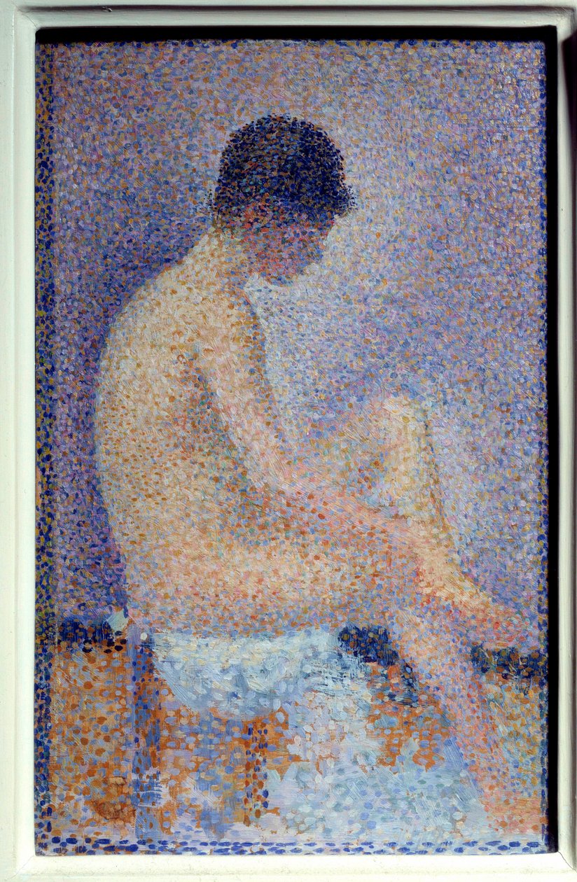 Profilinstallatør Maleri af Georges Seurat (1859-1881) 1887 Dim. 0,25x0,16 m Paris musee d