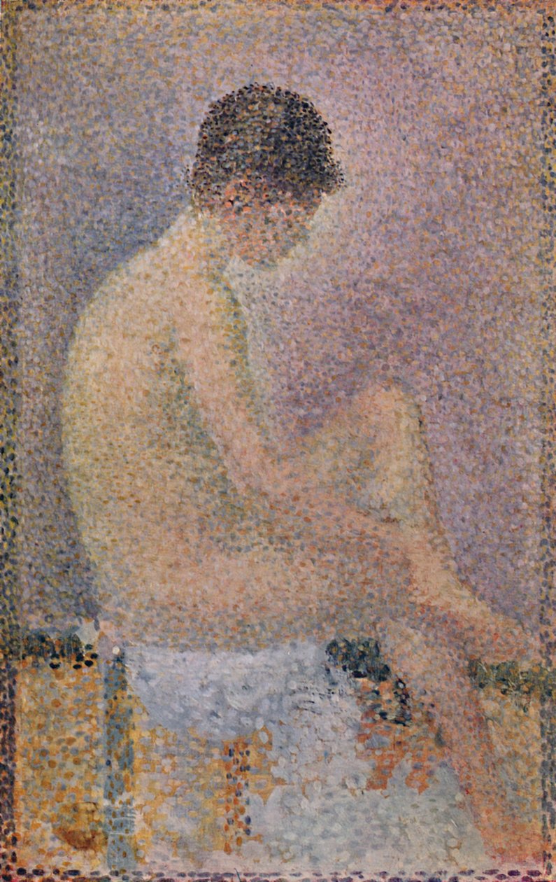 Studie for modellerne, 1886, 1923 af Georges Pierre Seurat