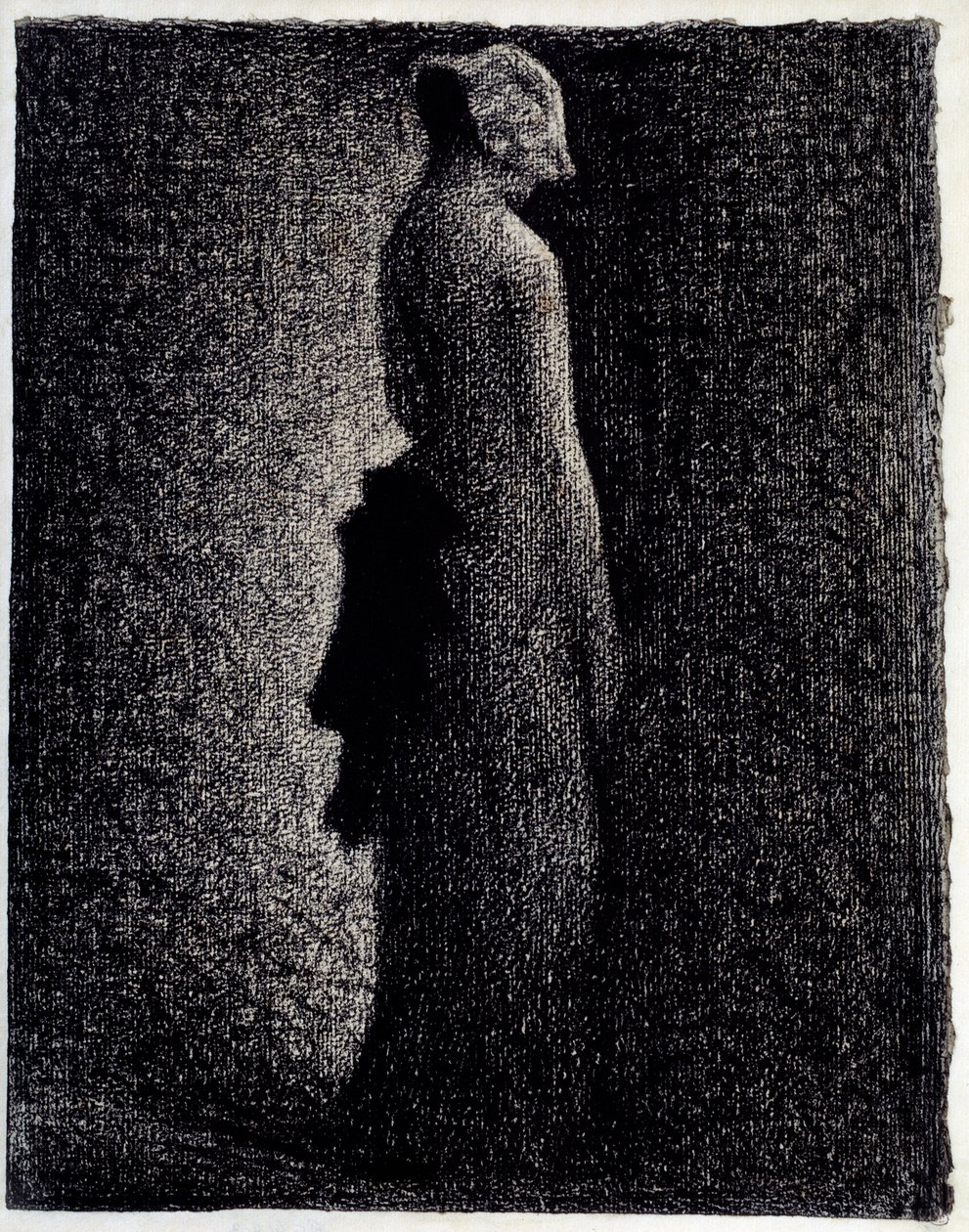 The Black Knot Blyanttegning af Georges Seurat (1859-1891) Omkring 1882 Dim. 0,31 x 0,23 m Paris. Orsay Museum af Georges Pierre Seurat