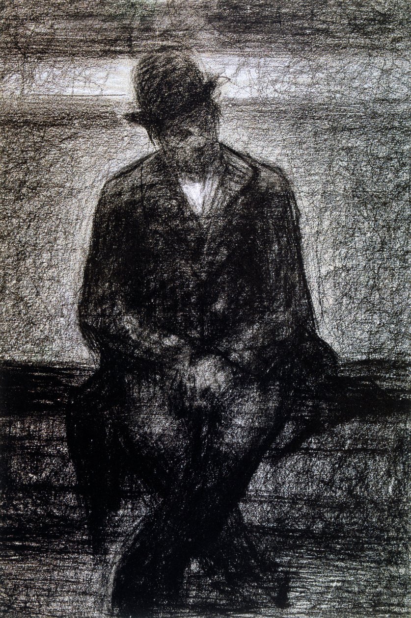 Vagabond, c1880-1891 af Georges Pierre Seurat