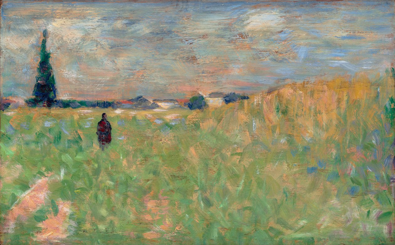 Et sommerlandskab af Georges Seurat
