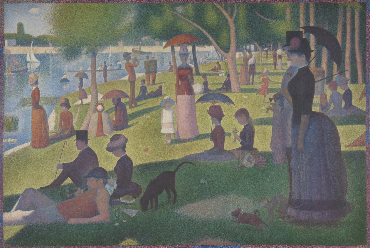 En søndag på La Grande Jatte - 1884 af Georges Seurat