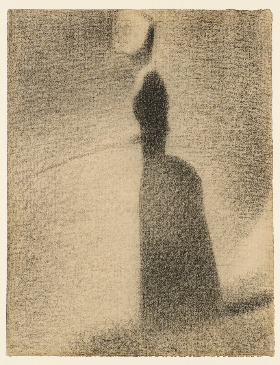En kvinde, der fisker af Georges Seurat