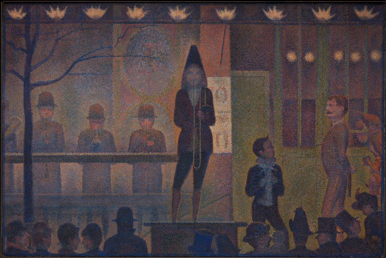 Cirkusbiforestilling af Georges Seurat