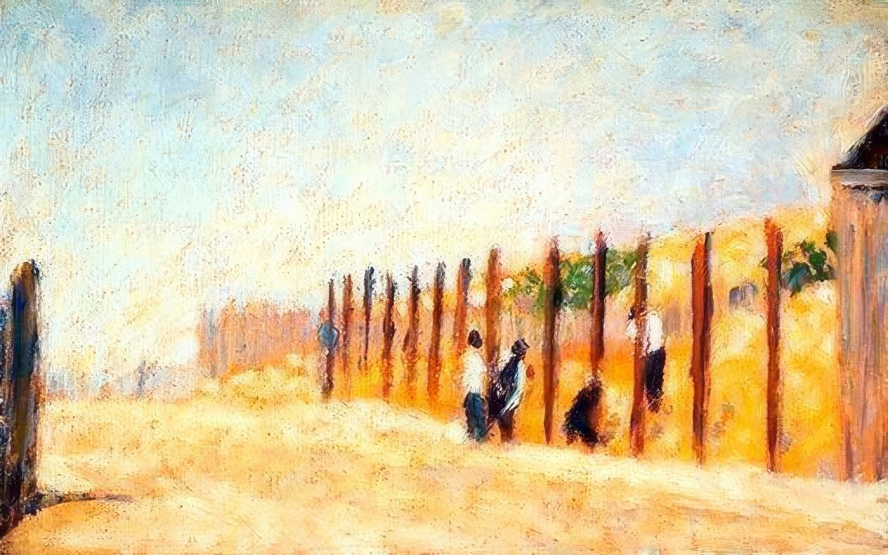 At sætte indsatsen i gang af Georges Seurat