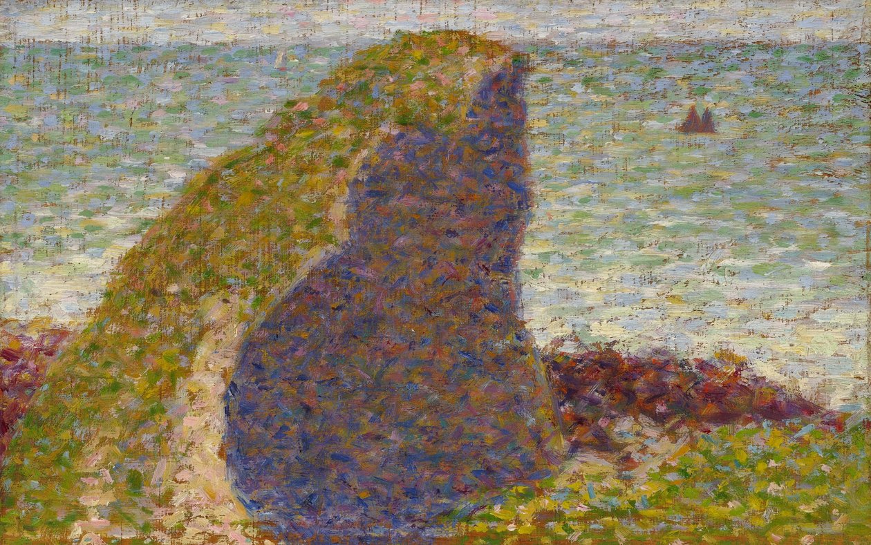 Georges Seurat - Le Bec du Hoc (studie) af Georges Seurat