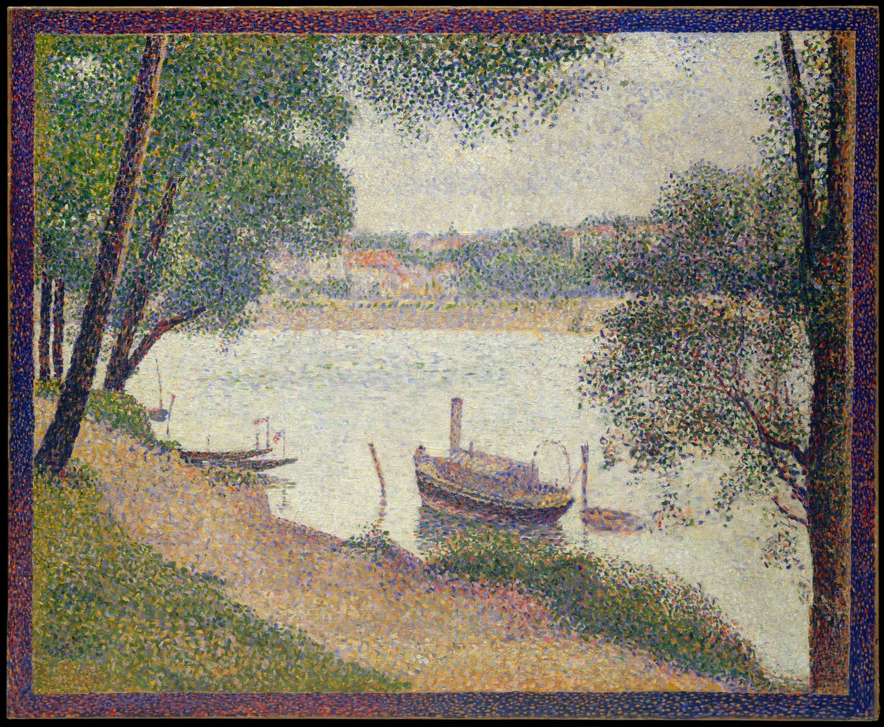 Gråvejr, Grande Jatte af Georges Seurat