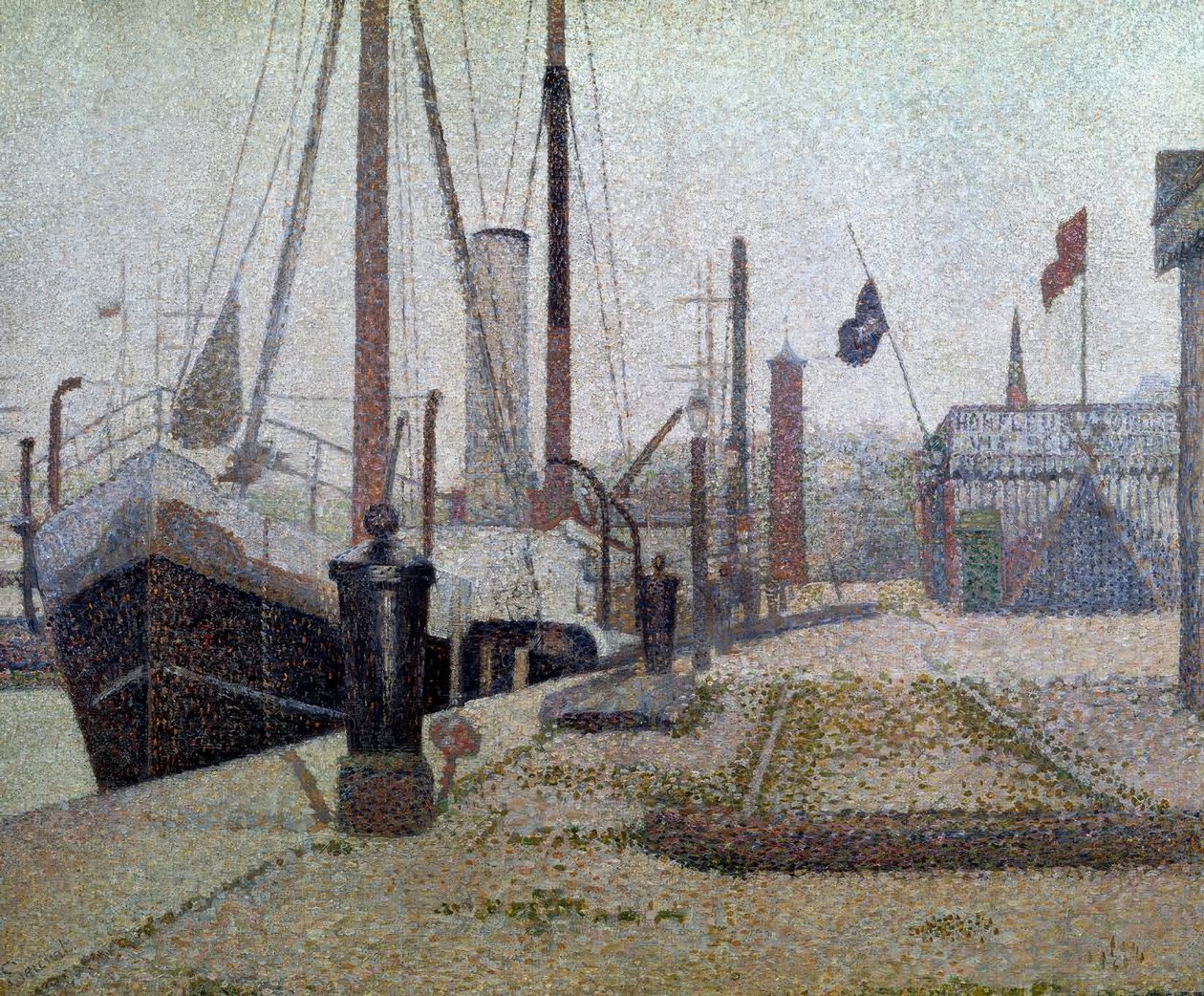 La Maria ’, Honfleur af Georges Seurat