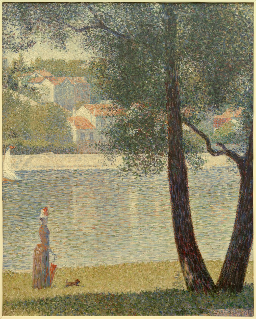 Seinen ved Courbevoie af Georges Seurat