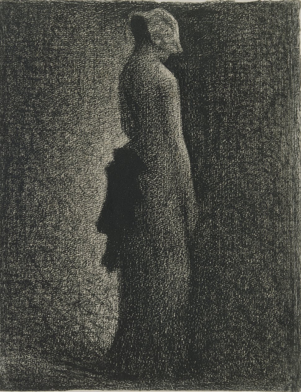 Det sorte slips af Georges Seurat