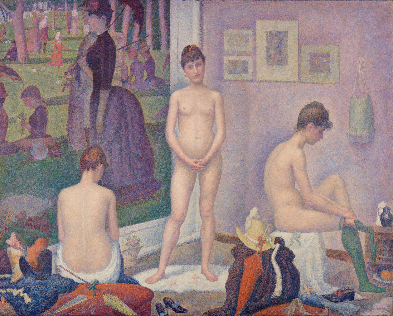 Modeller (Poseuses) af Georges Seurat