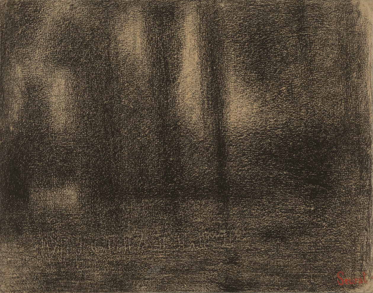 Poppeltræer af Georges Seurat