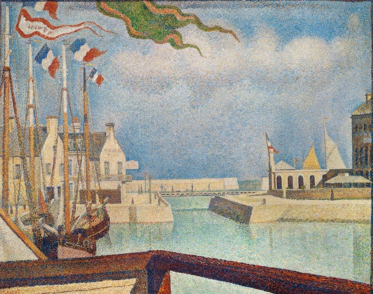 Porteen-Bessin, en søndag af Georges Seurat