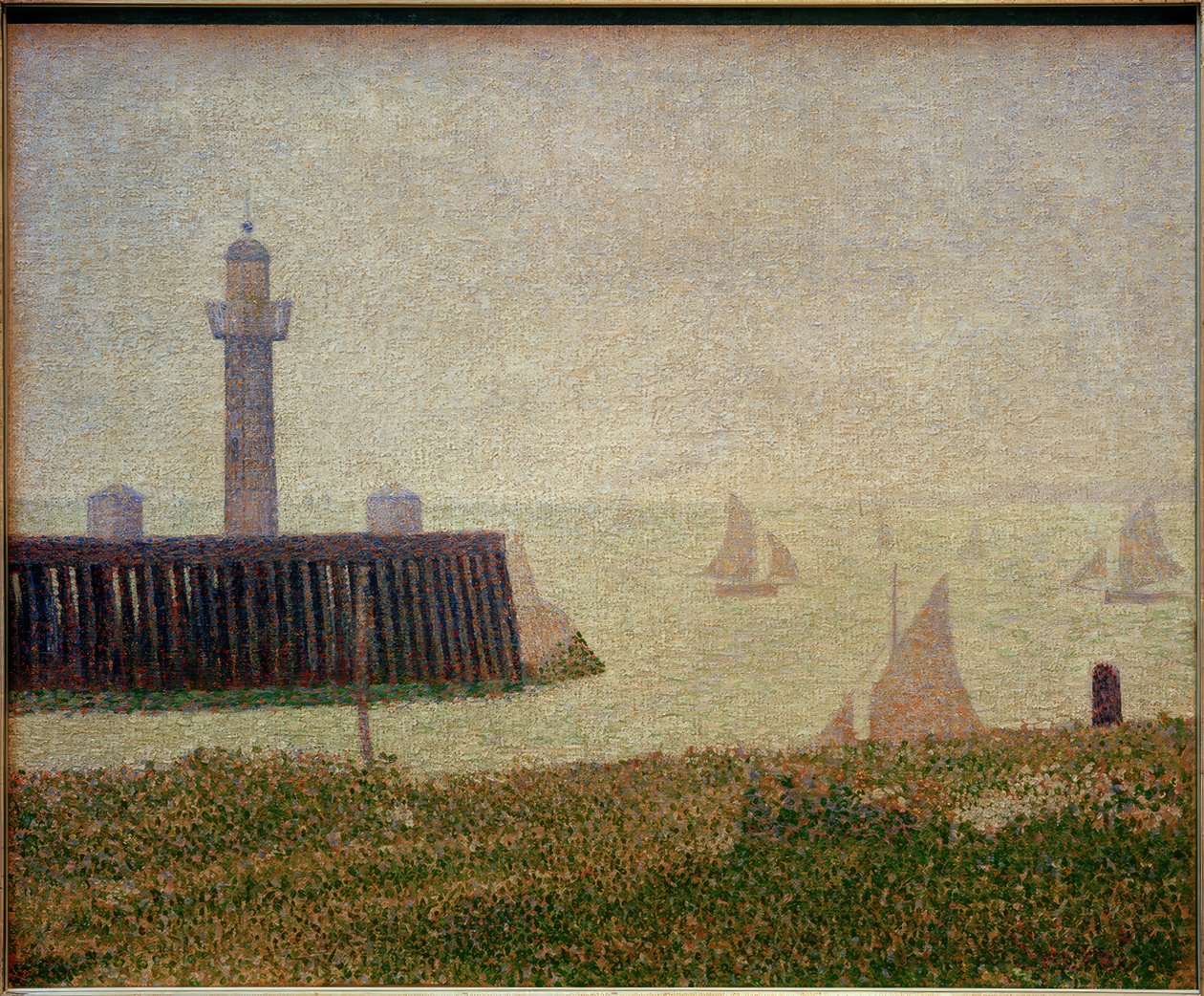 Punkt af Honfleur-molen af Georges Seurat