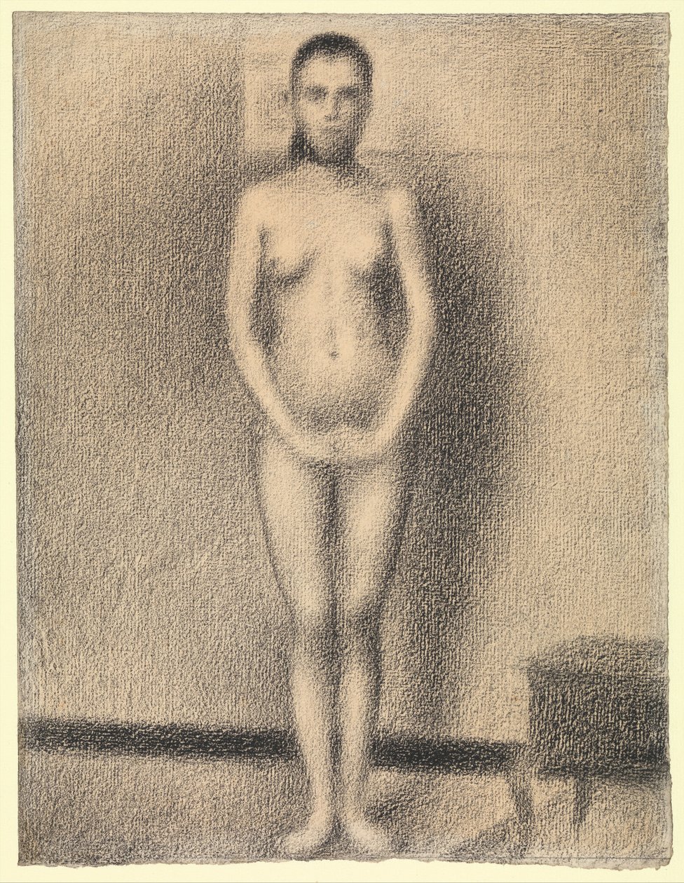Studie til „Poseuses“ af Georges Seurat
