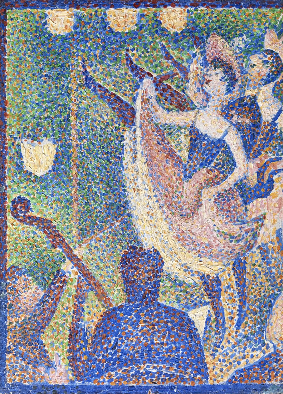 Studie for The Chahut, ca. 1889 (panel) af Georges Seurat