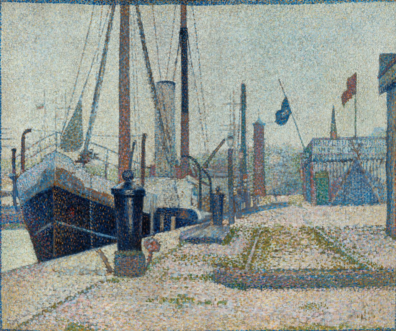 Maria i Honfleur, 1886 af Georges Seurat