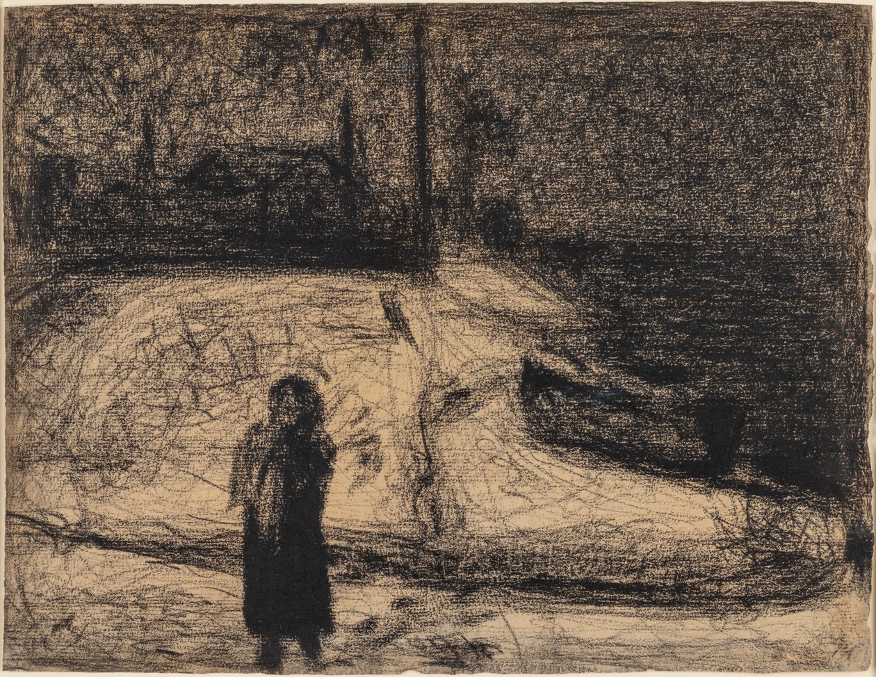 The Zone (uden for bymurene) af Georges Seurat
